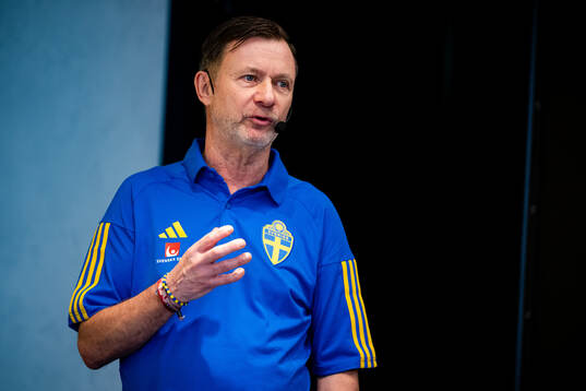 Sveriges förbundskapten Peter Gerhardsson