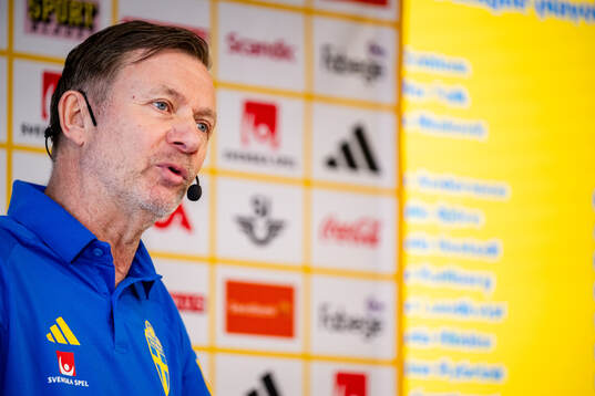 Sveriges förbundskapten Peter Gerhardsson