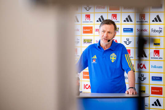 Sveriges förbundskapten Peter Gerhardsson