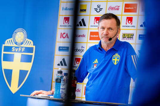 Sveriges förbundskapten Peter Gerhardsson