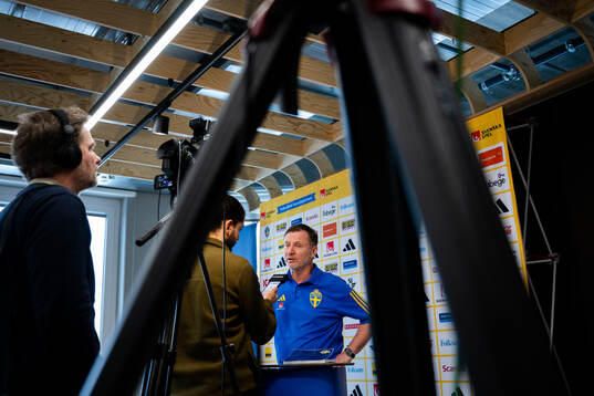 Sveriges förbundskapten Peter Gerhardsson