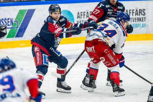 Linköpings Jesper Pettersson och Oskarshamns Olli Palola