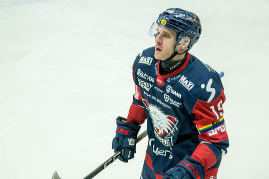 Linköpings Patrick Russell jublar