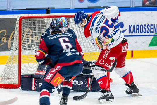 Linköpings målvakt Jesper Myrenberg och Oskarshamns