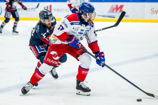 Linköpings Anthony Greco och Oskarshamns Jonas Engström