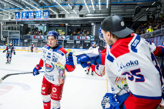 Oskarshamns Viktor Lodin jublar