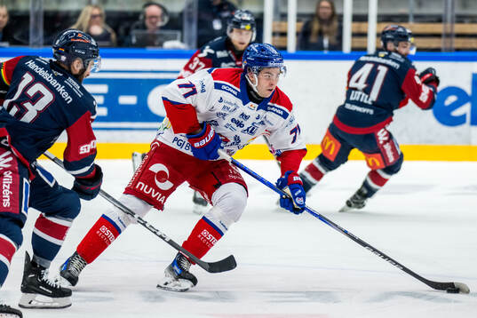 Linköpings Anthony Greco och Oskarshamns Viktor Lodin