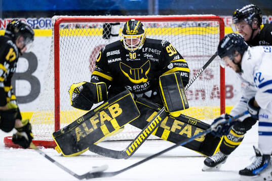 Västerås målvakt Ian Blomquist