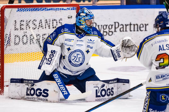 Leksands målvakt Filip Larsson