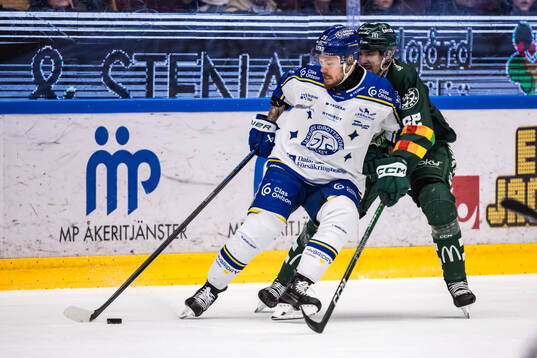 Leksands Lucas Elvenes och Färjestads August Tornberg