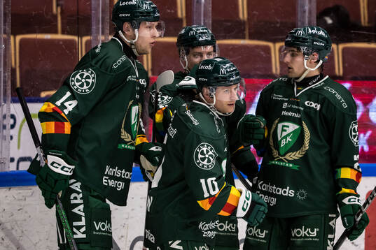 Färjestads Marcus Nilsson jublar