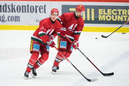 MoDos David Bernhardt och Erik Walli Walterholm  innan