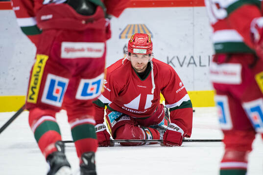MoDos Daniel O´regan innan ishockeymatchen i SHL mellan