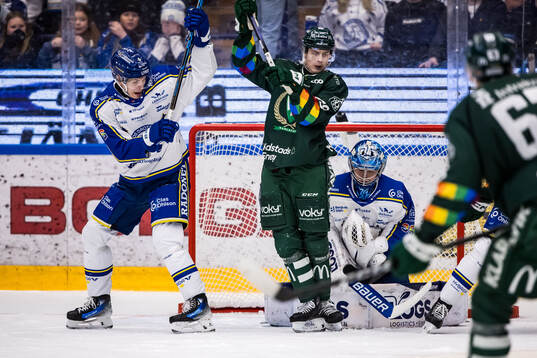 Leksands Alexander Lundqvist och Färjestads Marcus