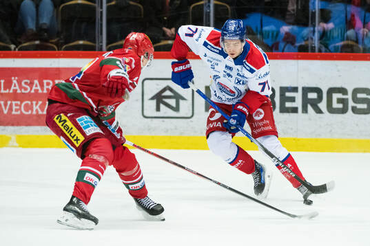 Oskarshamns Viktor Lodin och MoDos Erik Walli Walterholm