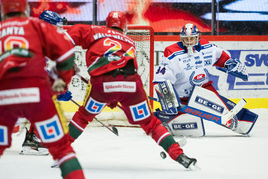 Oskarshamns målvakt Marek Langhamer