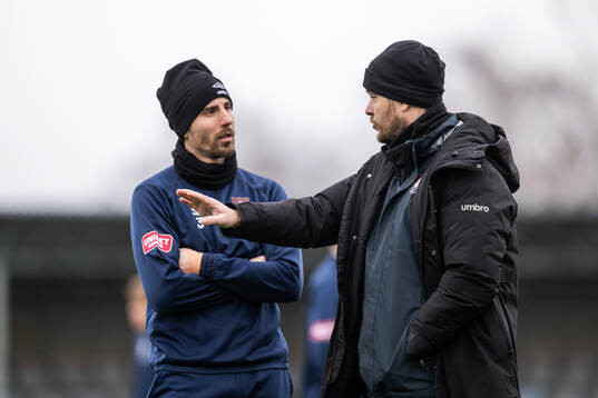 Jonathan Azulay och tränare Andreas Holmberg
