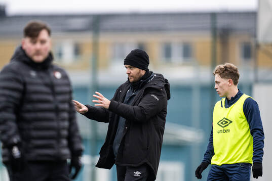 Tränare Andreas Holmberg och William Alder