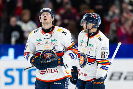 Växjös Martin Lundberg och Robert Rosén  deppar