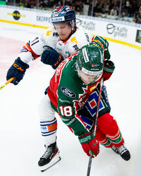 Växjös Ludvig Nilsson och Frölundas Linus Öberg