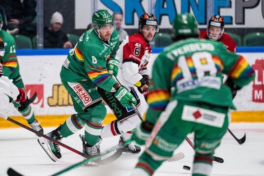 Rögles Linus Sandin och Örebros Filip Berglund