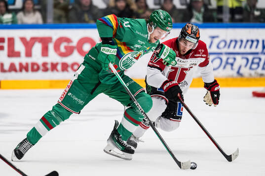Rögles Rodrigo Abols  och Örebros Glenn Gustafsson