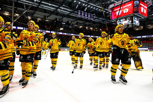 Skellefteås spelare jublar