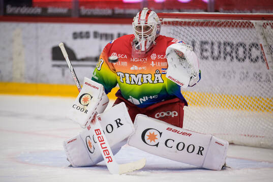 Timrås målvakt Jacob Johansson