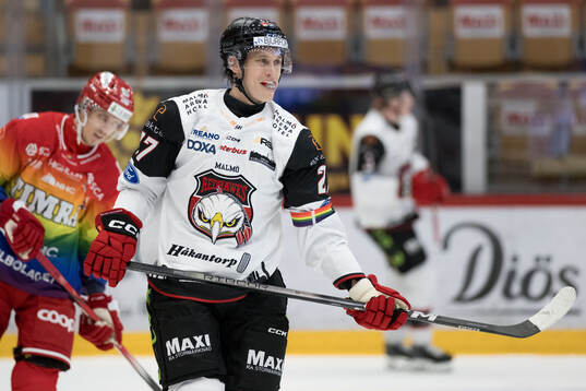 Under ishockeymatchen i SHL mellan Timrå och Malmö
