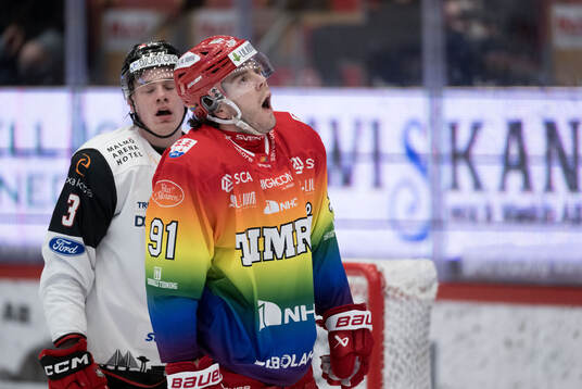 Under ishockeymatchen i SHL mellan Timrå och Malmö