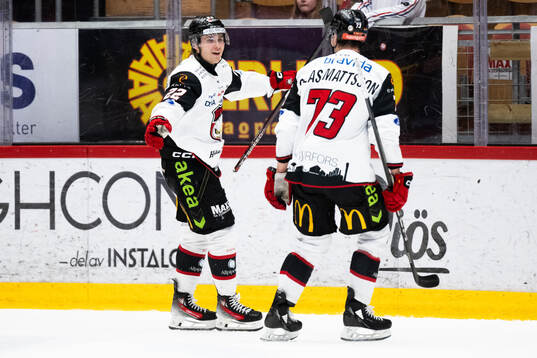 Malmö Redhawks Janne Kuokkanen jublar