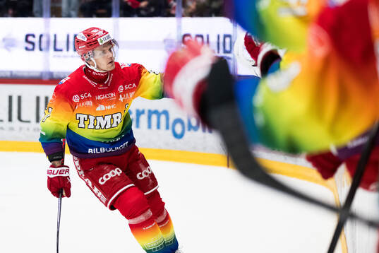Timrås Anton Wedin jublar