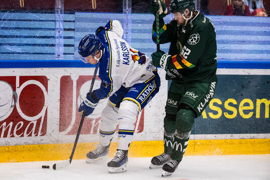 Leksands Martin Karlsson och Färjestads August Tornberg