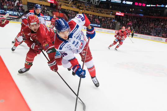 MoDos Johan Södergran och Oskarshamns Lukas Jasek