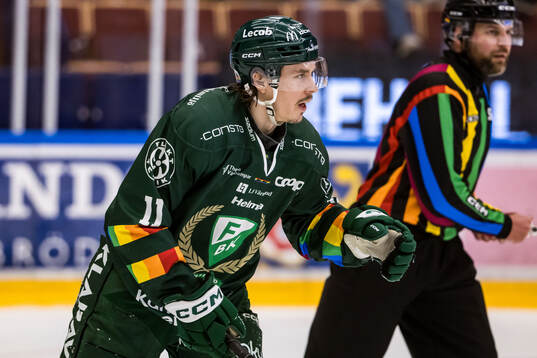 Färjestads Joakim Nygård jublar