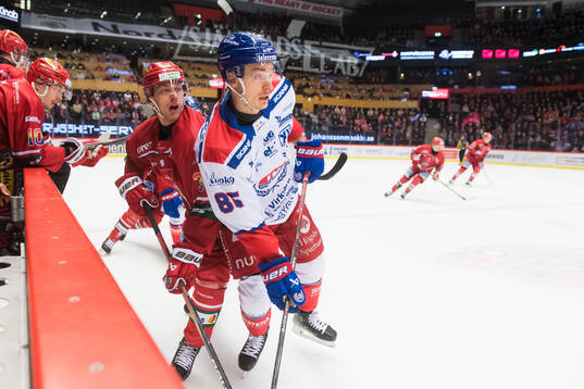 MoDos Johan Södergran och Oskarshamns Lukas Jasek