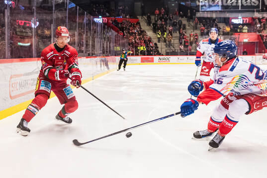 MoDos Mikkel Aagaard och Oskarshamns Lukas Pilö