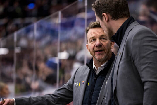Leksands tränare Charles Berglund
