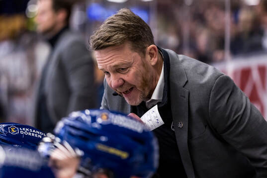 Leksands tränare Charles Berglund