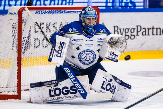 Leksands målvakt Filip Larsson