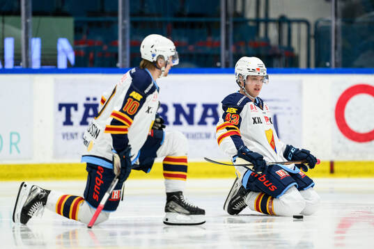 Djurgårdens Jakob Ragnarsson och Kalle Loponen