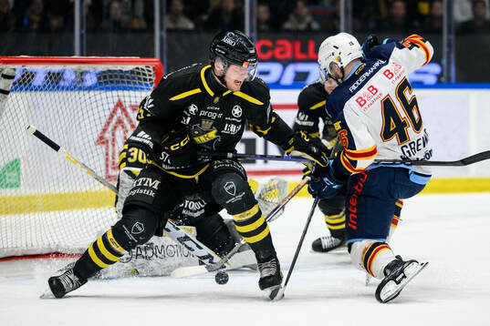 AIKs Alfred Barklund och Djurgårdens Albin Grewe