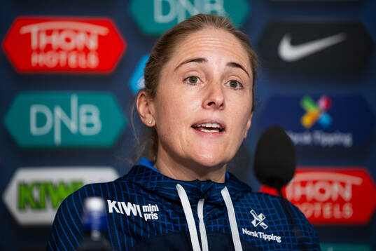 Gemma Grainger, head coach of the Norwegian women's