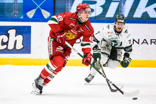 Moras Noah Steen och Tingsryds Kevin Ekman Larsson