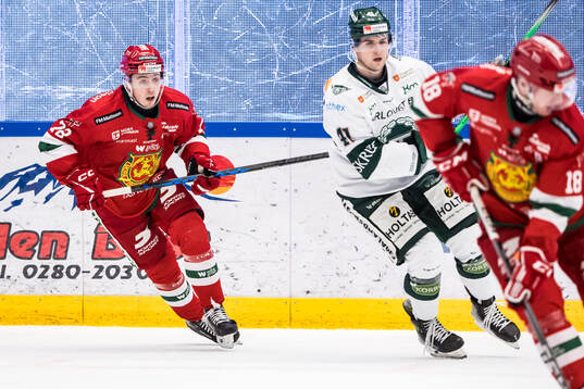 Moras Arvid Eljas och Tingsryds Lucas Lagerberg