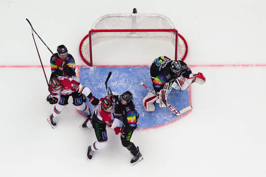 under ishockeymatchen i SHL mellan Malmö Redhawks och