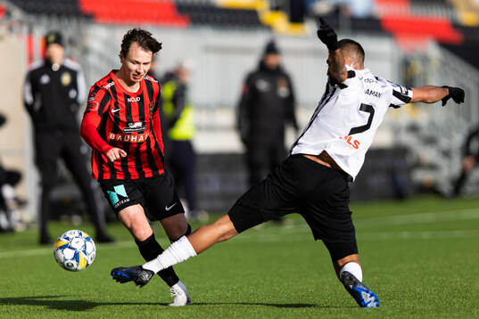 Brommapojkarnas Alex Timossi Andersson och Landskronas