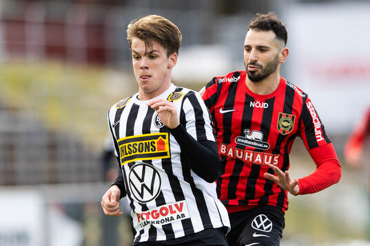 Landskronas Victor Karlsson och Brommapojkarnas André