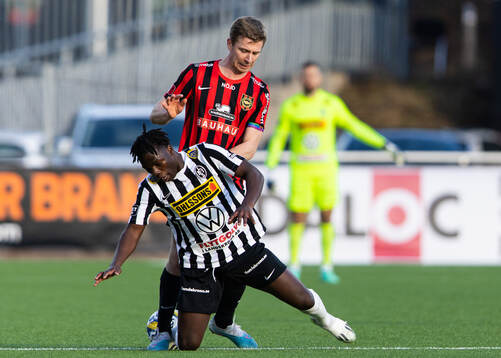 Landskronas Xavier Odhiambo och Brommapojkarnas Ludvig