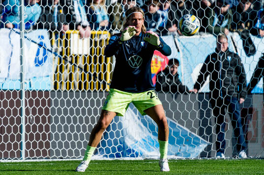 Malmö FFs målvakt Johan Dahlin